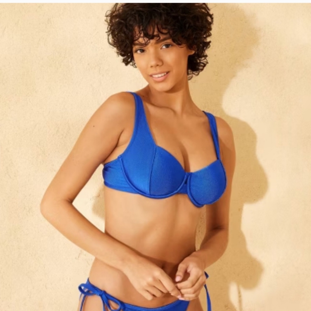 Wild Fable Ribbed Bikini Top XL (16)